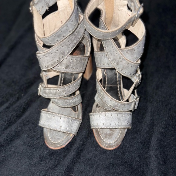 Freebird Silver Studded Sandals - Picture 8 of 10